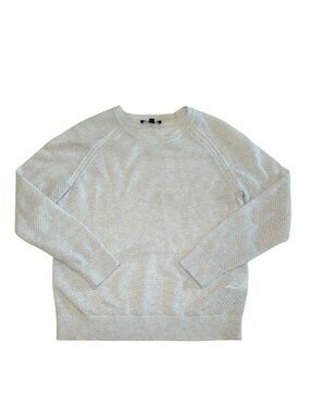 Banana Republic Extra Fine Merino Wool & Cashmere Sweater Grey Med